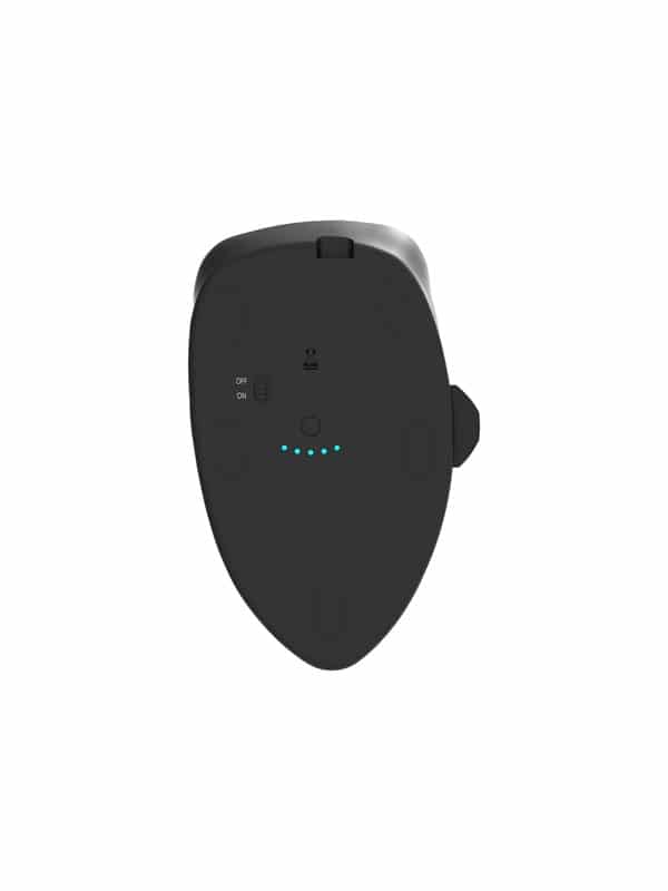 Contour Mouse Large - Ergonomisk mus - Optisk - 5 knapper - Grå