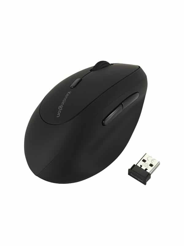 Kensington Pro Fit Ergo Wireless Mouse - Mus - 6 knapper - Sort