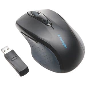Kensington Pro Fit® trådløs mus, fuld størrelse, sort - Mus - Optisk - Sort