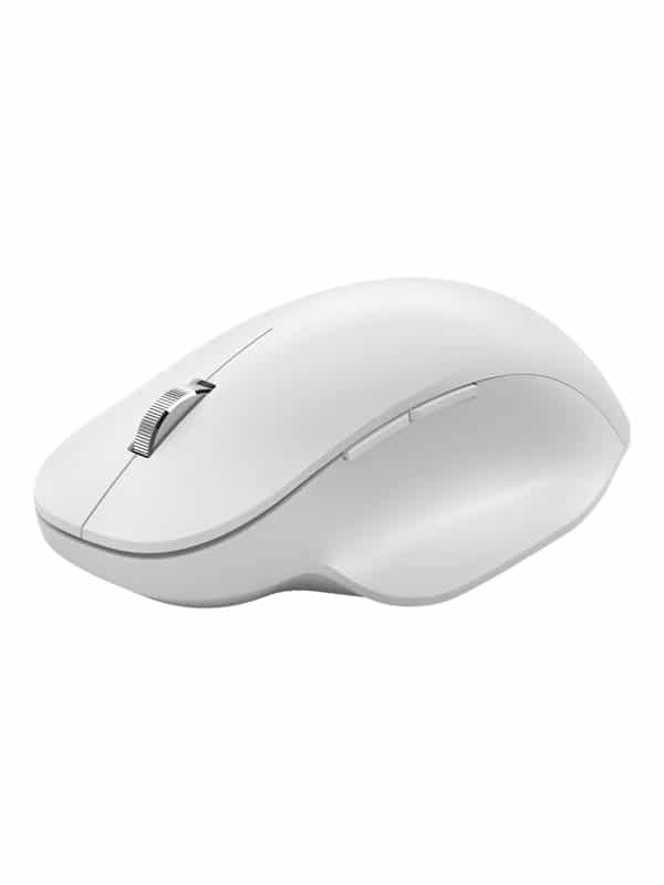 Microsoft Bluetooth Ergonomic Mouse Glacier White - Mus - Optisk - 5 knapper - Hvid