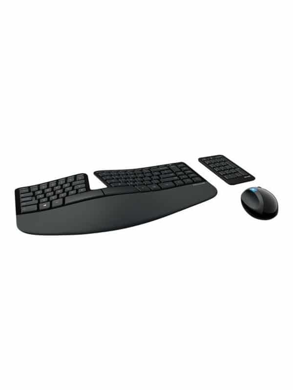 Microsoft Sculpt Ergonomic Desktop - ND - Tastatur & Mus sæt - Nordisk - Sort