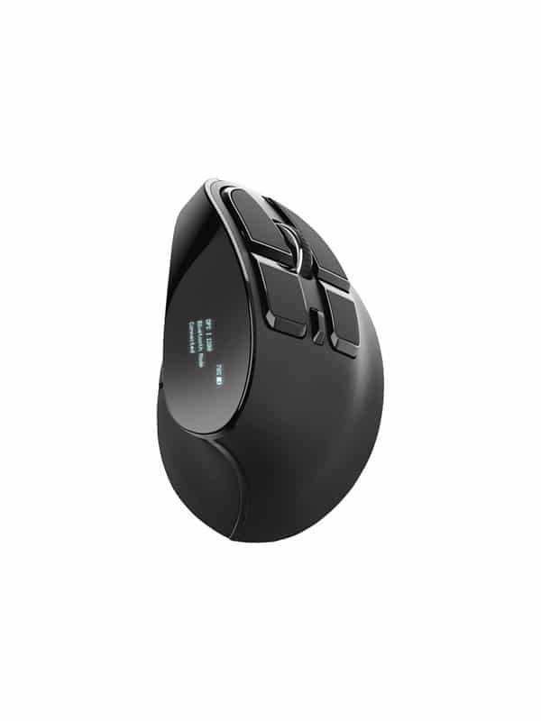 Trust Voxx - Vertical mouse - Optisk - 9 knapper - Sort