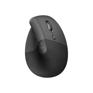 Logitech Lift for Business - vertical mouse - Bluetooth 2.4 GHz - graphite - Vertical mouse - 6 knapper - Sort