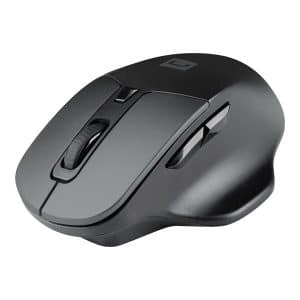 Natec Blackbird 2 - mouse - 2.4 GHz - black - Mus - Optisk - 6 knapper - Sort