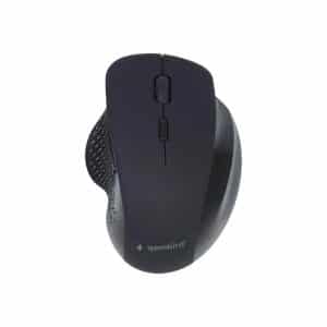 Gembird MUSW-6B-02 - mouse - 2.4 GHz - black - Mus - Optisk - 6 knapper - Sort