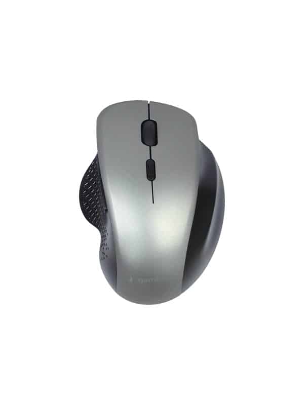 Gembird MUSW-6B-02-BG - mouse - 2.4 GHz - black space grey - Mus - Optisk - 6 knapper - Sort