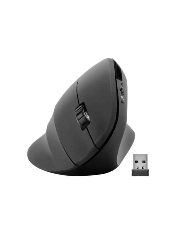 Speed-Link PIAVO - Vertical mouse - Optisk - 5 knapper - Sort