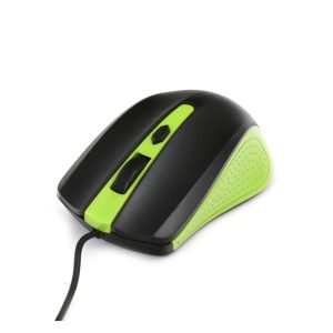 OMEGA optisk mus 1000DPI / 3 knapper - Sort/Grøn