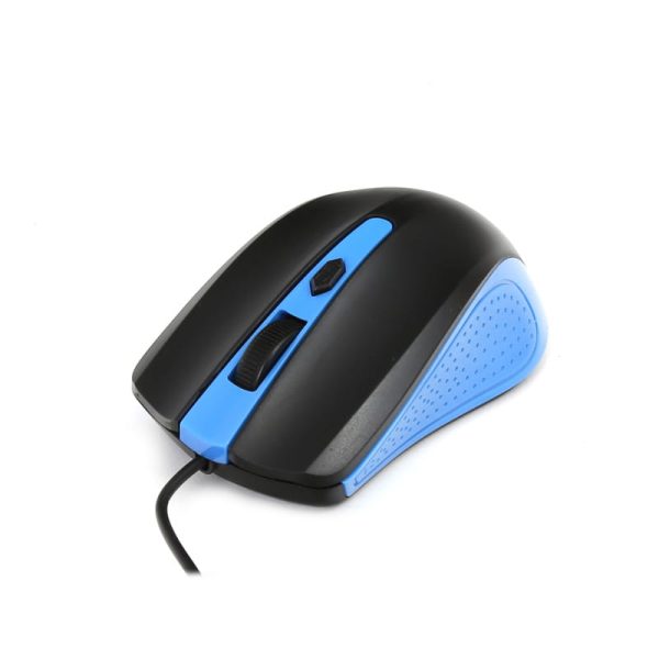 OMEGA optisk mus 1000DPI / 3 knapper - Sort/blå