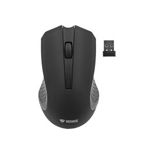 Yenkee Monaco - mouse - 2.4 GHz - Mus - Optisk - 3 knapper - Sort