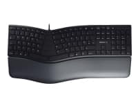 Cherry Desktop KC 4500 ERGO [UK] Ergonomisk sort buet ergonomisk tastatur, med kabel