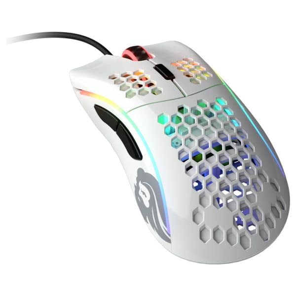 Glorious Model D Gaming-mouse - glossy-White
