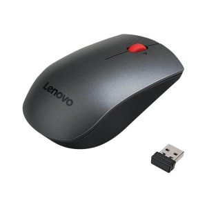 Lenovo 700 - mouse - 2.4 GHz - black - Mus - Laser - 3 knapper - Sort