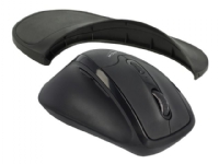 Delock Ergonomic - Mus - ergonomisk - venstrehåndet - optisk - 5 knapper - trådløs - 2.4 GHz - trådløs modtager (USB) - sort - detailsalg