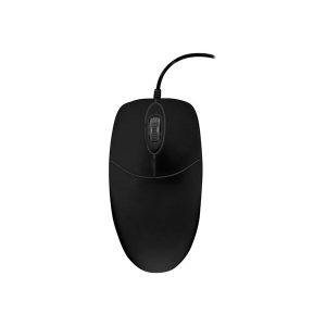 Cherry Active Key AK-PMJ1 Series CleanMouse - mouse - USB - black - Mus - Optisk - 2 knapper - Sort