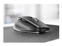 3Dconnexion CadMouse Pro Wireless Left - Mus - ergonomisk - venstrehåndet - 7 knapper - trådløs - Bluetooth, 2.4 GHz, USB-C - trådløs modtager (USB)