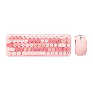 Mofii Wireless - Tastatur & Mus sæt - Engelsk - Pink