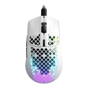 SteelSeries Aerox 3 2022 Edition Optisk Kabling Hvid
