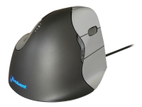 Evoluent VerticalMouse 4 - Mus - ergonomisk - venstrehåndet - optisk - 6 knapper - kabling - USB