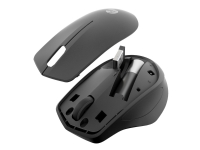 HP 285 Silent - Mus - ergonomisk - optisk - trådløs - 2.4 GHz - trådløs modtager (USB)