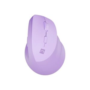 Natec CRAKE 2 - vertical mouse - Bluetooth 5.2 2.4 GHz - purple - Vertical mouse - Optisk - 6 knapper - Lilla