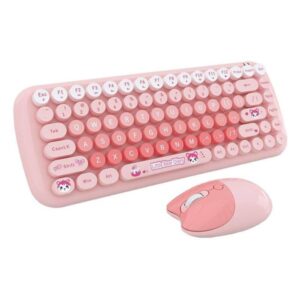 Mofii Wireless - Tastatur & Mus sæt - Pink