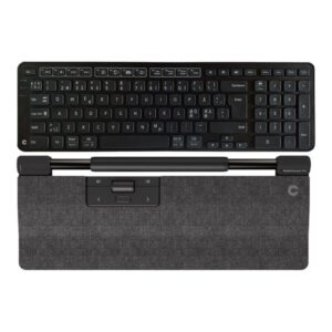 Contour RollerMouse Pro Regular Dark Grey + Balance Keyboard BK - Wireless - Pan Nordic Version - Keyboard and rollerbar set - Nordisk - Grå