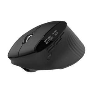 Acer Smart Fit - mouse - vertical - 2.4 GHz Bluetooth 5.0 - black - Mus - Laser - 10 knapper - Sort