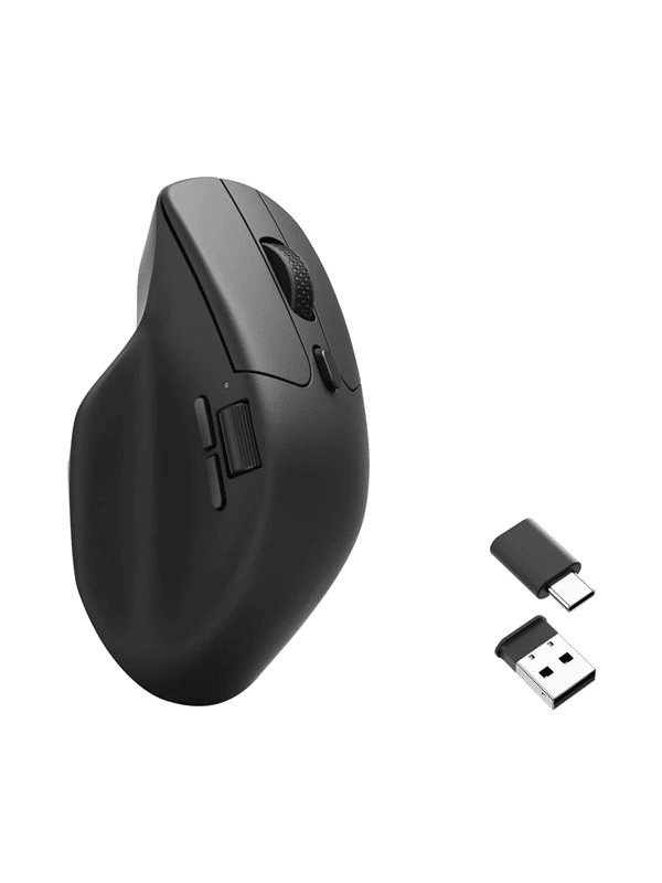 Keychron M6 Light 78g Wireless 1K - Ergonomisk mus - Optisk - 5 knapper - Sort