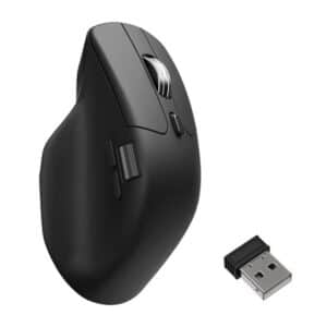 Keychron M6 Silent - Light 86g Wireless 8K - Ergonomisk mus - Optisk - 6 knapper - Sort
