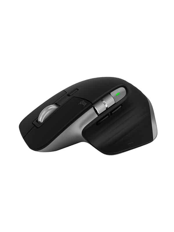 Logitech MX Master 3S for Mac Performance Wireless Mouse - Space Grey - Ergonomisk mus - Laser - 7 knapper - Sort