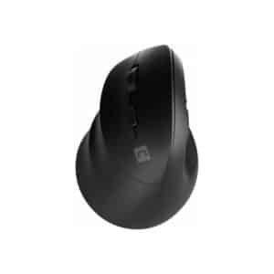 Natec CRAKE 2 - vertical mouse - 2.4 GHz Bluetooth 5.0 - black - Vertical mouse - Optisk - 6 knapper - Sort