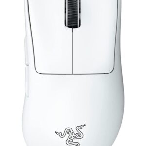 Razer DeathAdder V3 Pro - Gaming Mus - Optisk - 5 knapper - Hvid