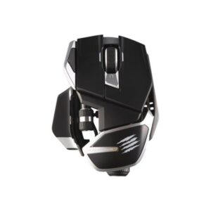 Mad Catz R.A.T. DWS - mouse - 2.4 GHz Bluetooth 5.0 - Mus - Optisk - 14 knapper - Sort