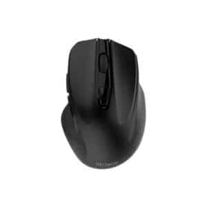 Deltaco OFFICE Wireless Silent Office Mouse - Mus - Optisk - 6 knapper - Sort