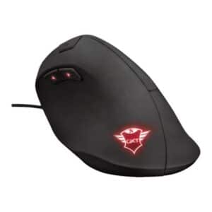 Trust GXT 144 Rexx gaming mouse - Vertical mouse - Optisk - 6 knapper - Sort