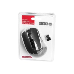 MODECOM MC-WM9.1 - Mus - Optisk - 4 knapper - Sort