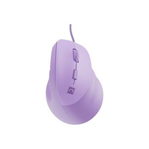 Natec CRAKE 2 PRO - vertical mouse - USB - purple - Vertical mouse - Optisk - 6 knapper - Lilla
