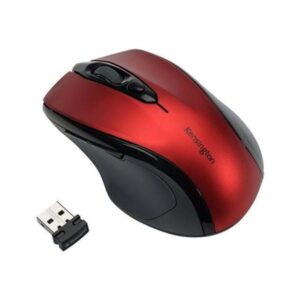 Kensington Pro Fit® trådløs mus - Rubinrød Rød - Mus - Optisk - Rød
