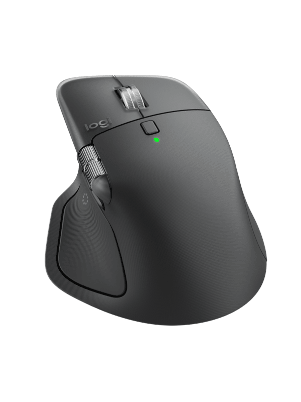 Logitech MX Master 4 (Graphite) - Ergonomisk mus - Laser - 8 knapper - Sort