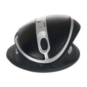 R-Go Tools Oyster - Ergonomisk mus - 4 knapper - Sølv