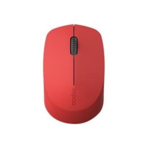 RAPOO M100 Silent - Mus - Optisk - 3 knapper - Rød
