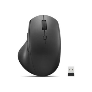 Lenovo 600 Wireless Media - mouse - 2.4 GHz - black - Mus - Optisk - 7 knapper - Sort