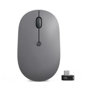 Lenovo Go USB-C Wireless Mouse (Thunder Black) - Mus - Blue optical - 5 knapper - Sort