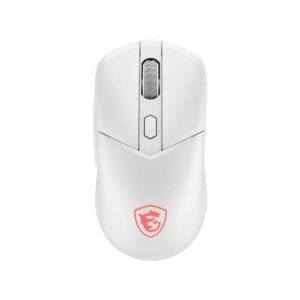 MSI VERSA 300 - mouse - 2.4 GHz Bluetooth 5.3 USB - Mus - Optisk - 6 knapper - Hvid