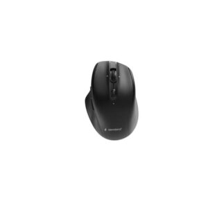 Gembird Dual-mode Ergo 6-button wireless mouse - Ergonomisk mus - Optisk - 6 knapper - Sort